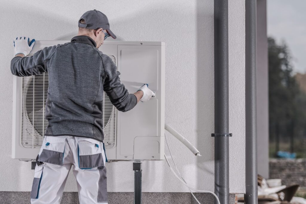 heat pump installation